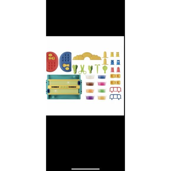 Color Dough Haircut Play Set, Electric Conveyor Light & Sound Battle Toys kids - Picture 2 of 6